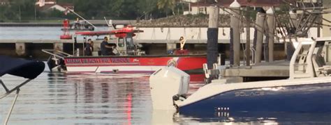 boat hits fisher island damage